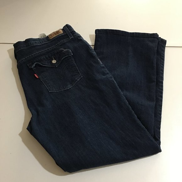 Levi's Denim - Levi's 515 Bootcut Jeans Women Size 16S Dark Wash